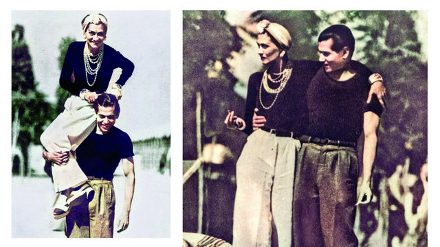 Coco chanel kalhoty