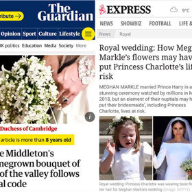 (Ne)bezpečná květina

Bulvární plátky si pod drobnohled vzaly také svatební kytici. Zatímco svatební kytka Kate Middleton odkazovala k tradicím, kytice Meghan Markle mohla ohrozit život princezny Charlotte.

