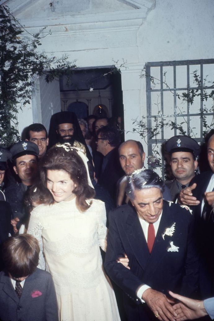 20. října 1968 se provdala za řeckého přepravního magnáta Aristotela Onassise.
