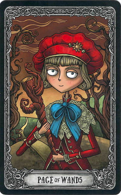 tarot, páže holí