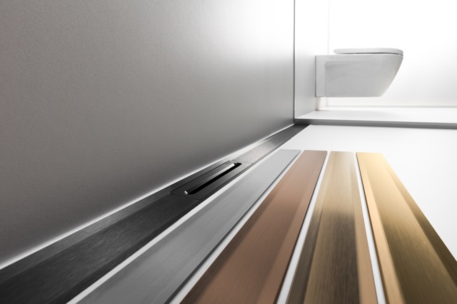 Sprchové žlábky jako designový doplněk