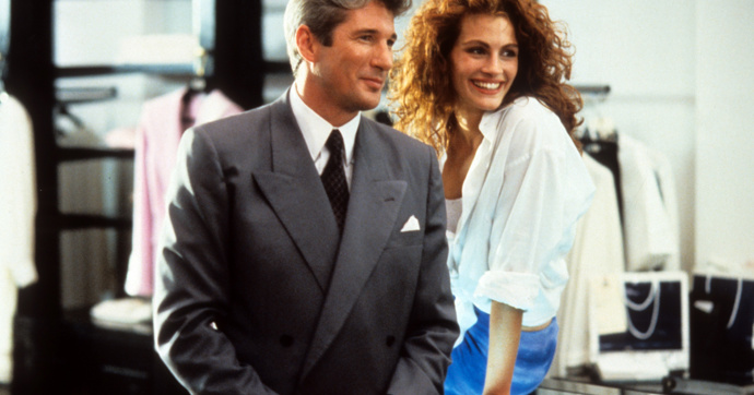 Julia Roberts a Richard Gere ve snímku Pretty Woman (1990)
