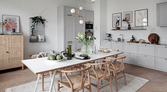 Galerie: Elegantní byt v Göteborgu