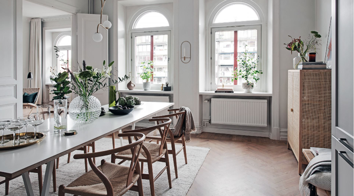 Galerie: Elegantní byt v Göteborgu