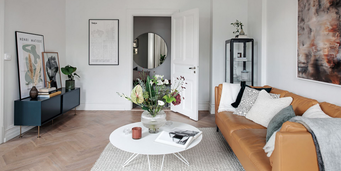 Galerie: Elegantní byt v Göteborgu