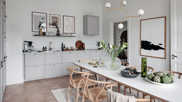 Galerie: Elegantní byt v Göteborgu