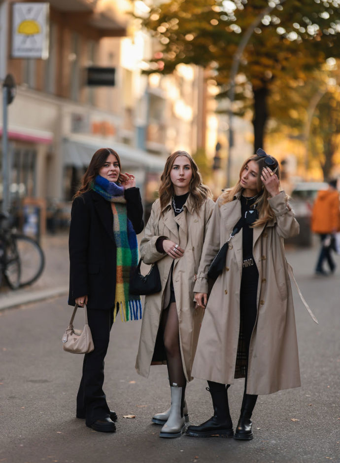 Stylové trio Anja Panzer, Anne Büttner a Lisa Mottl
