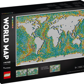 LEGO® Art Mapa světa (31203), 6599 Kč

