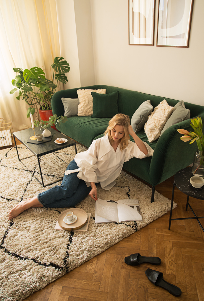 Magdalena Linke-Koszek ve Varšavě hledala půl roku vlastní bydlení. Chodila na spoustu prohlídek bytů, a nakonec našla ten pravý přímo pod nosem. 

