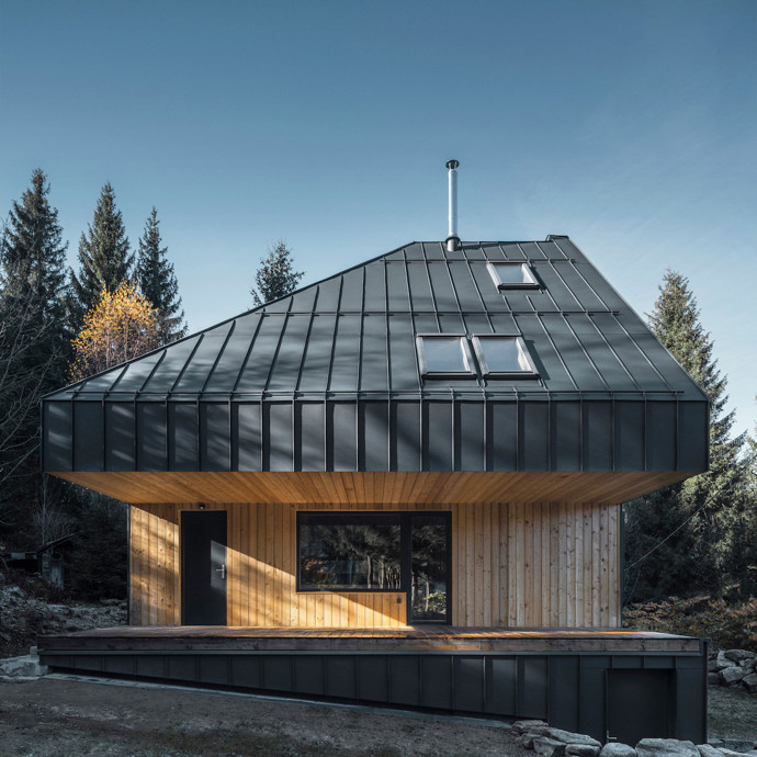 Galerie: Moderní chata v Krušných horách