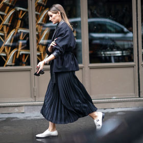 Trend midi sukně se sakem Olivia Palermo