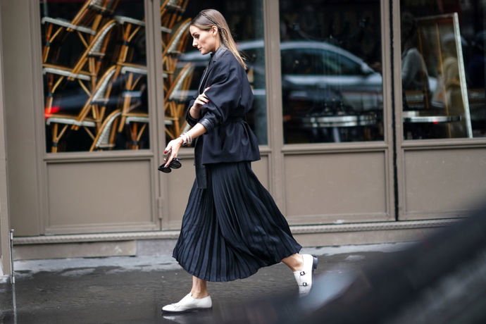 Trend midi sukně se sakem Olivia Palermo