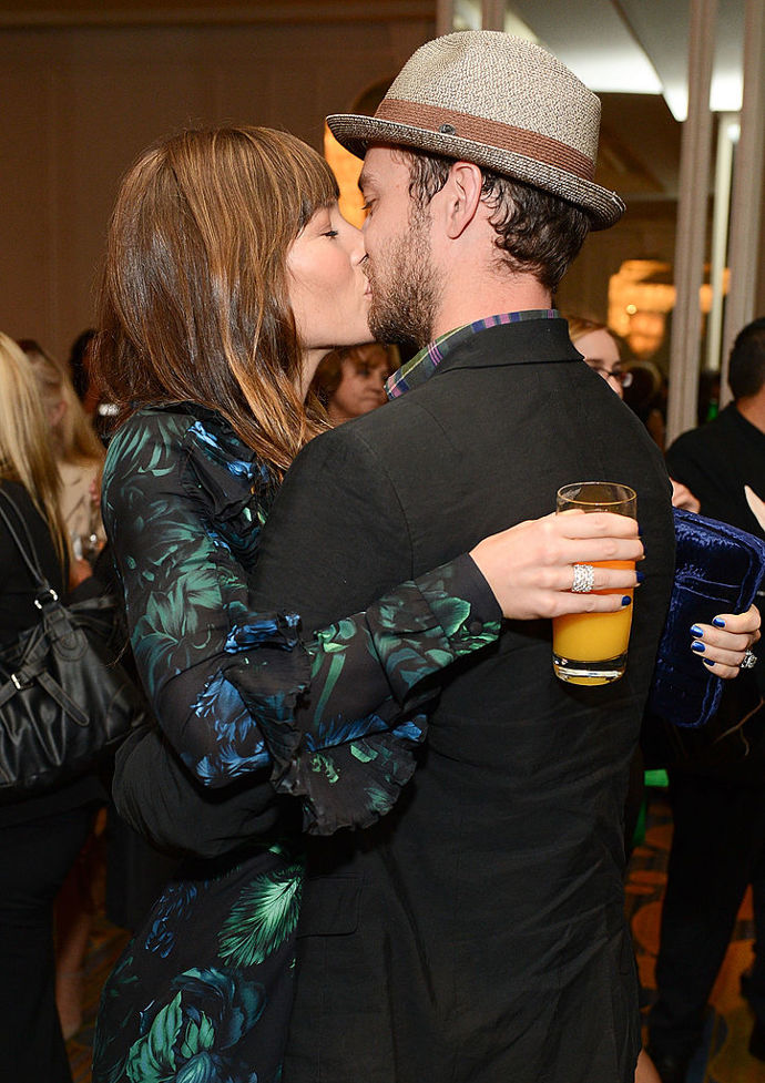 Justin Timberlake a Jessica Biel pusa Justin Timberlake a Jessica Biel pusa