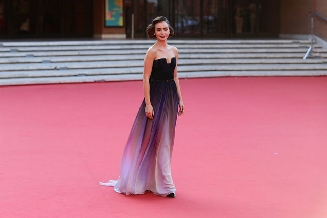Elie Saab Lily Collins
