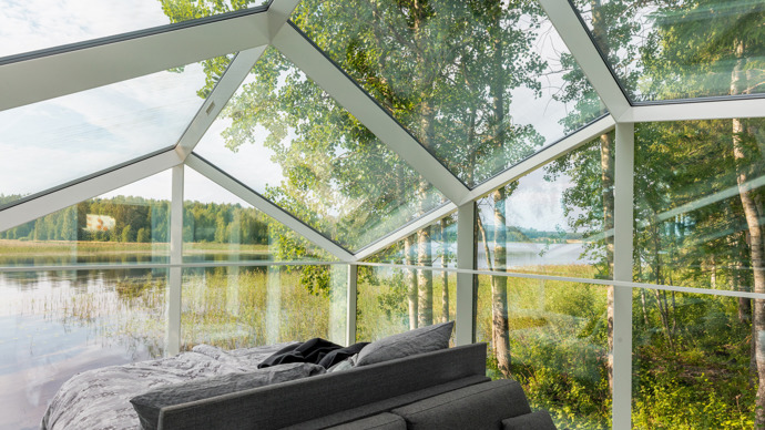 Galerie: Chatka u jezera Galerie: Chatka u jezera