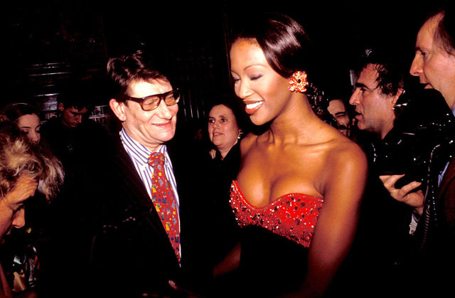 Naomi Campbell a Yves Saint Laurent