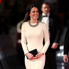 Vévodkyně Kate na premiéře filmu Mandela: Long Walk to Freedom v roce 2013. 
