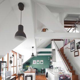 Galerie: Útulný loft pro mladou rodinu Galerie: Útulný loft pro mladou rodinu