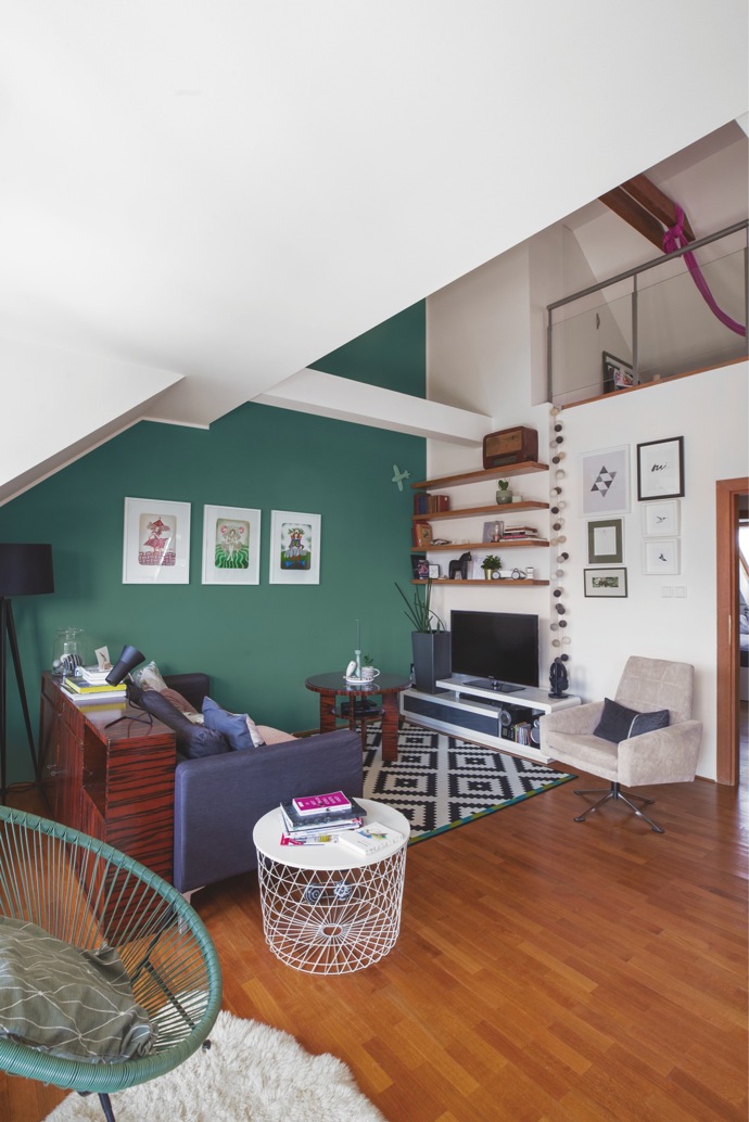 Galerie: Útulný loft pro mladou rodinu Galerie: Útulný loft pro mladou rodinu