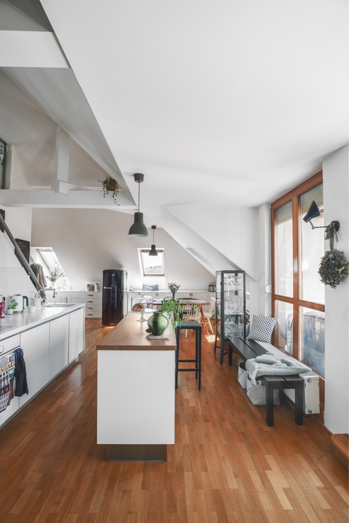Galerie: Útulný loft pro mladou rodinu Galerie: Útulný loft pro mladou rodinu