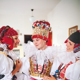 Hanácká krojovaná nevěsta
