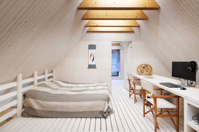 Galerie: Moderní áčková chata nedaleko Tallinnu