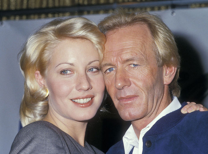 Linda Kozlowski a herec Paul Hogan, 1987
