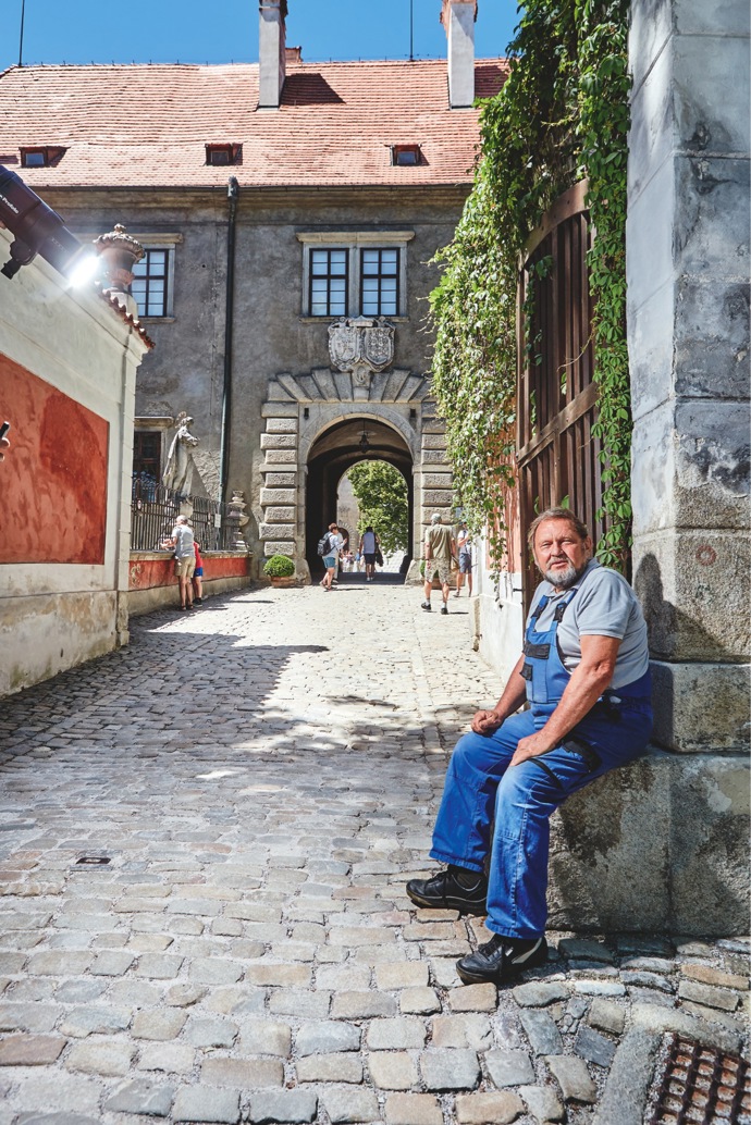 Českokrumlovský medvědář Jan Míša Černý
