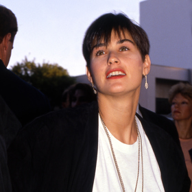 Demi Moore během let