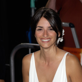 Penélope Cruz během let