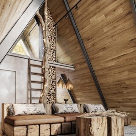 O tom, že architekti a designéři vzali opět na milost klasické áčkové stavby, jsme už psali. Pojďte se s námi podívat, jak dokonalý může mít moderní lesní chatka interiér.
