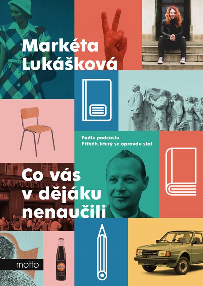 Pamatujete na školní dějepis? Vždycky končil druhou světovou. Jenže právě to, co nás v dějáku nenaučili, ovlivnilo naše životy nejvíc. Nová kniha Co vás v dějáku nenaučili vám přinese skutečné příběhy i náladu doby, kdy komunisté byli u moci. 

