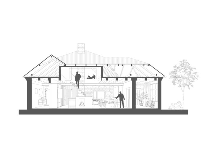 Už k samotnému výběru domku si majitel pozval své kamarády architekty, aby mu potvrdili správnost rozhodnutí. Už tehdy je učarovala místní atmosféra a záhy se shodli také na vzhledu, který by chtěli starému domu vtisknout.
