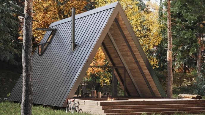 O tom, že architekti a designéři vzali opět na milost klasické áčkové stavby, jsme už psali. Pojďte se s námi podívat, jak dokonalý může mít moderní lesní chatka interiér.
