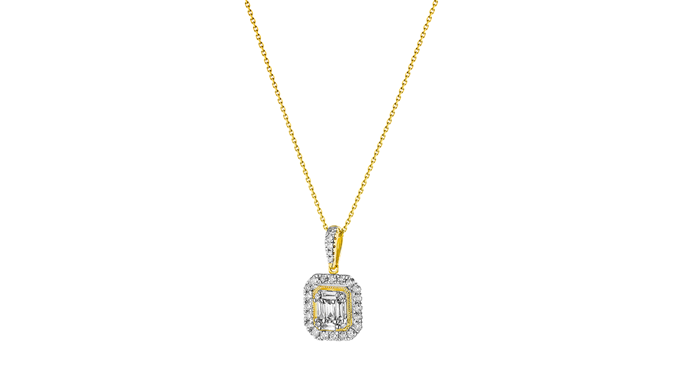 Zlatý přívěsek s diamanty
Zlatý přívěsek s diamanty