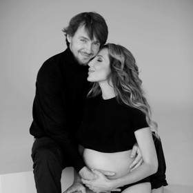 Těhoteské fotografie Olgy Lounové