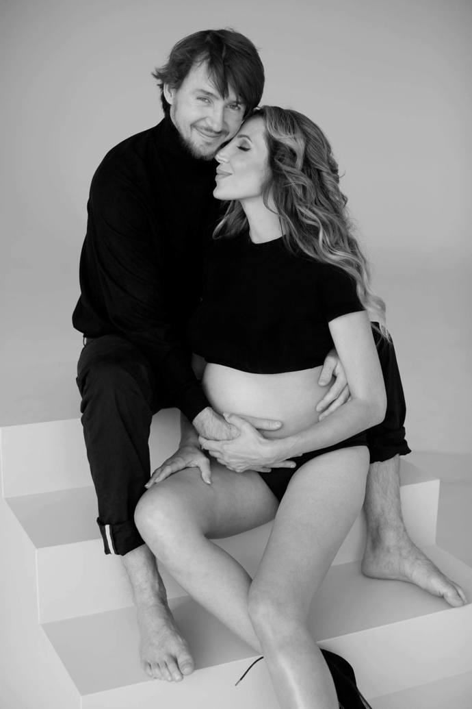 Těhoteské fotografie Olgy Lounové