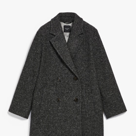 Vlněný tvídový kabát, Weekend Max Mara, 15 000 Kč
