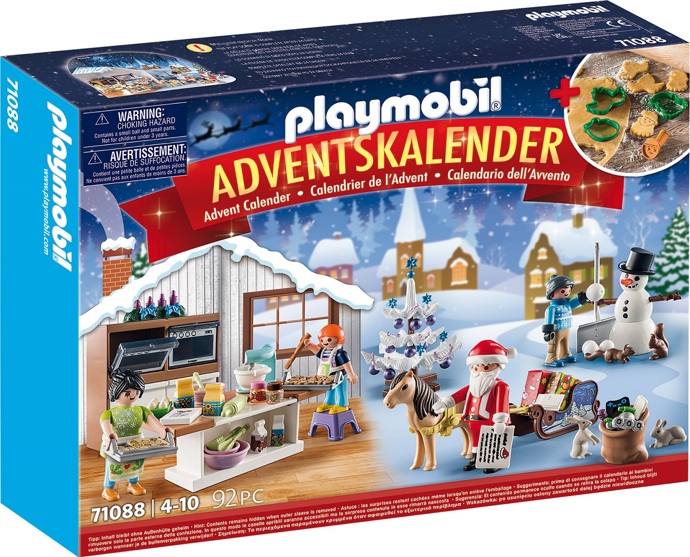 Playmobil 

Otevřete dveře a užijte si skvělou adventní zábavu s Playmobil® - Vánoční pečení! Hrací sada se skládá z adventního kalendáře s 24 překvapeními a skutečných vykrajovátek na sušenky. Kromě tří figurek Playmobil obsahuje také Ježíška s pytlem a dárky, sáně s poníkem, kuchyňku se dvěma troubami a spoustou nádobí na pečení a nechybí také sněhulák.

Cena: od 659 Kč
