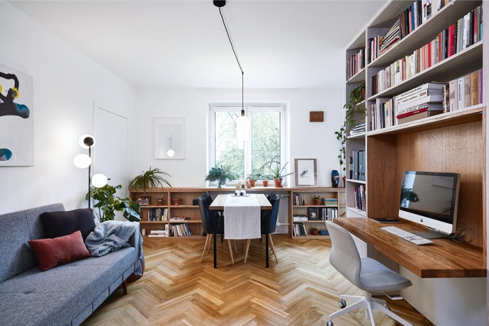 Galerie: Přírodní materiály v činžáku