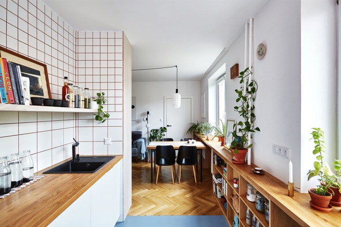 Galerie: Přírodní materiály v činžáku