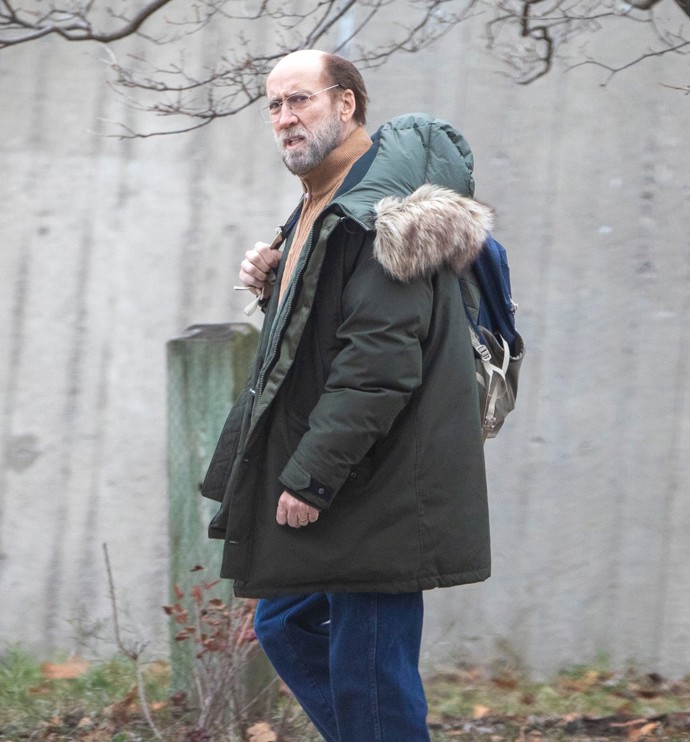 Nicolas Cage během let