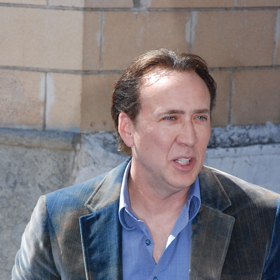 Nicolas Cage během let