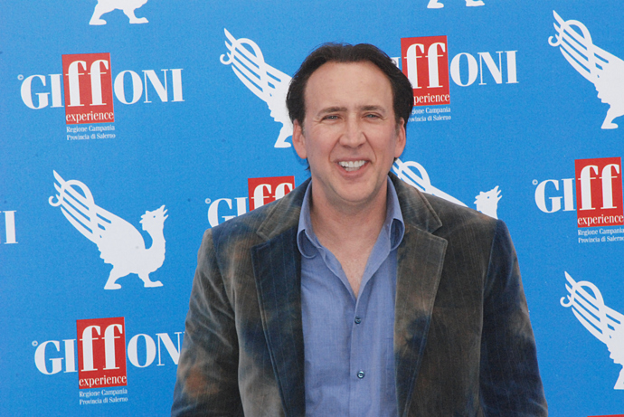 Nicolas Cage během let
