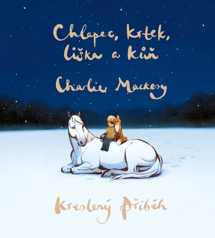Chlapec, krtek, liška a kůň je název velmi úspěšné knihy britského ilustrátora a karikaturisty Charlieho Mackesyho. Celosvětově populární příběh o putování čtyř nerozlučných přátel byl nově adaptován do podoby animovaného filmu, který bude mít premiéru ve Velké Británii o letošních Vánocích. 
