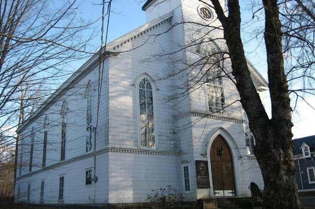 Bílý šindelový kostel, Kanada
