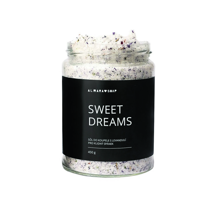 Relaxační sůl do koupele Sweet Dreams, Almara Soap, 450 g, 339 Kč
Relaxační sůl do koupele Sweet Dreams, Almara Soap, 450 g, 339 Kč