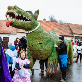 Oblíbená milevská maškara – lochneska
