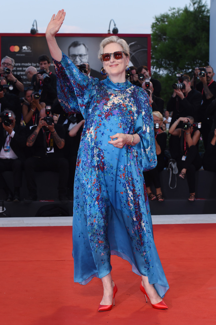 Meryl Streep na 76. filmovém festiavlu v Benátkách.
Meryl Streep na 76. filmovém festiavlu v Benátkách.