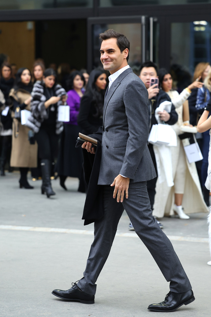 Na přehlídku Chanel dorazil Roger Federer.
Na přehlídku Chanel dorazil Roger Federer.